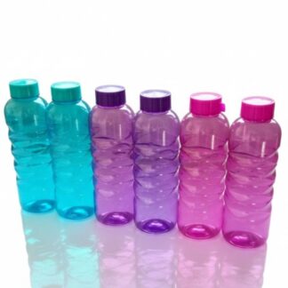 Water plastic bottle set 6 piece of multi colour